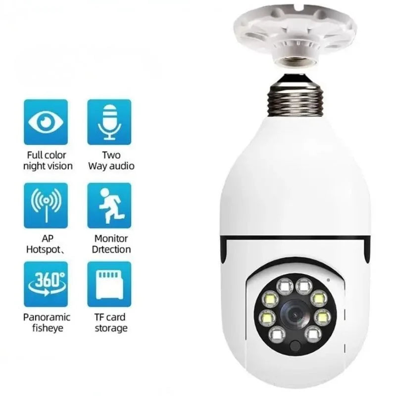 WiFi 360° Panoramic Security Camera