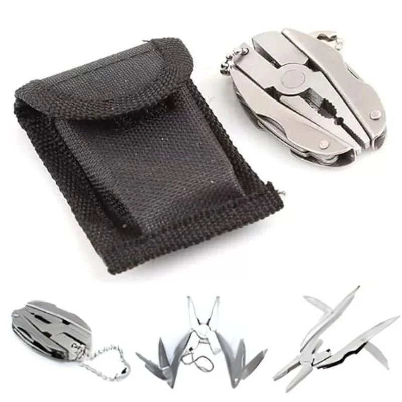 Stainless Steel Outdoor Portable Multitool Plier Knife