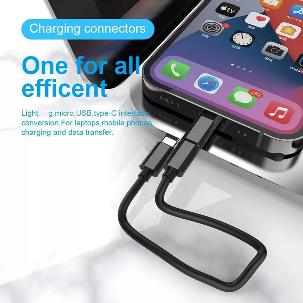 Smart Storage Box with Multiple Cables & Connectors