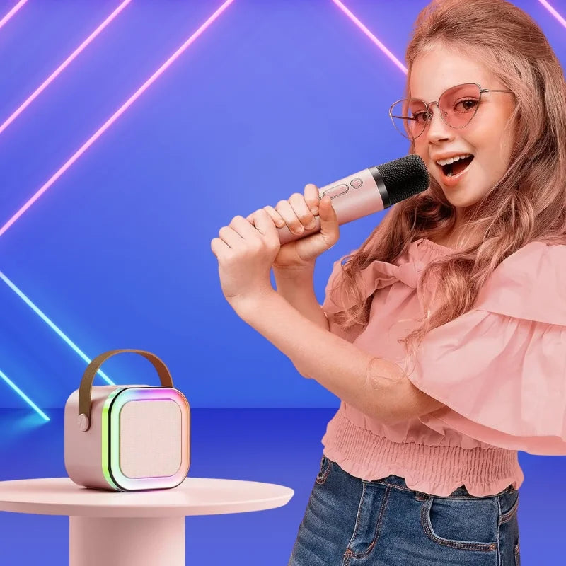 Portable karaoke speaker system