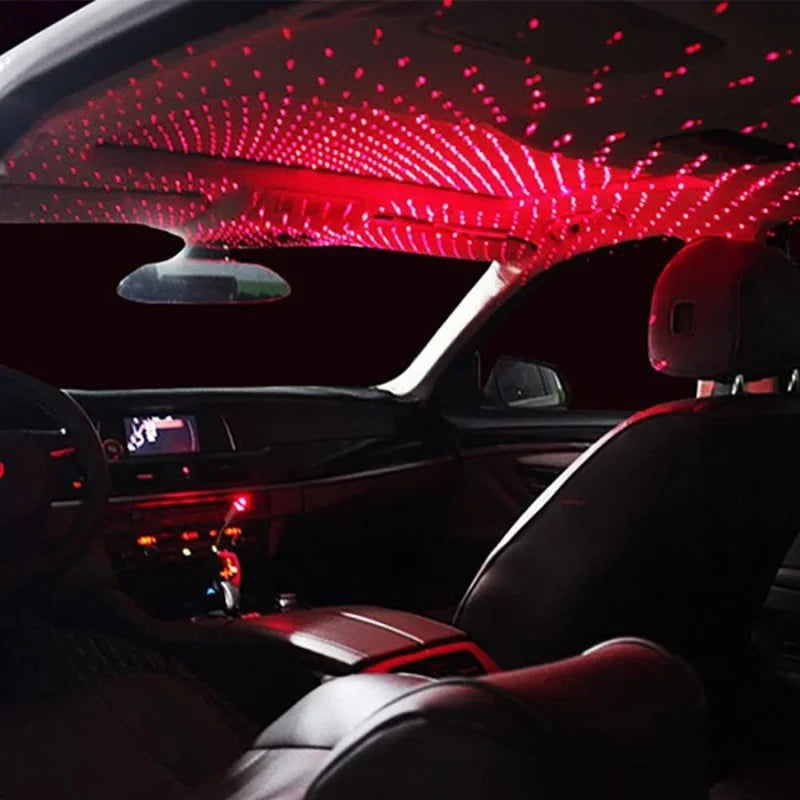 Mini star projector for ambiance