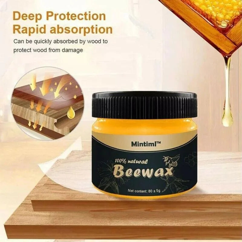 Natural polish for restoring wooden furniture