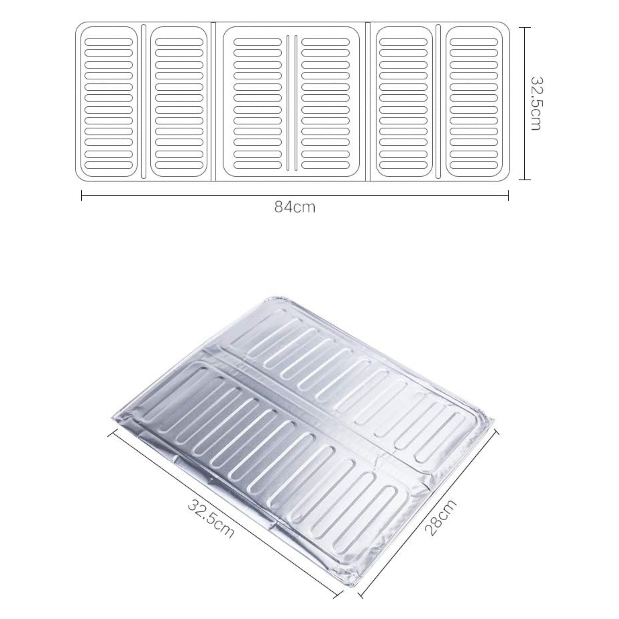 Foldable stove oil splatter guard