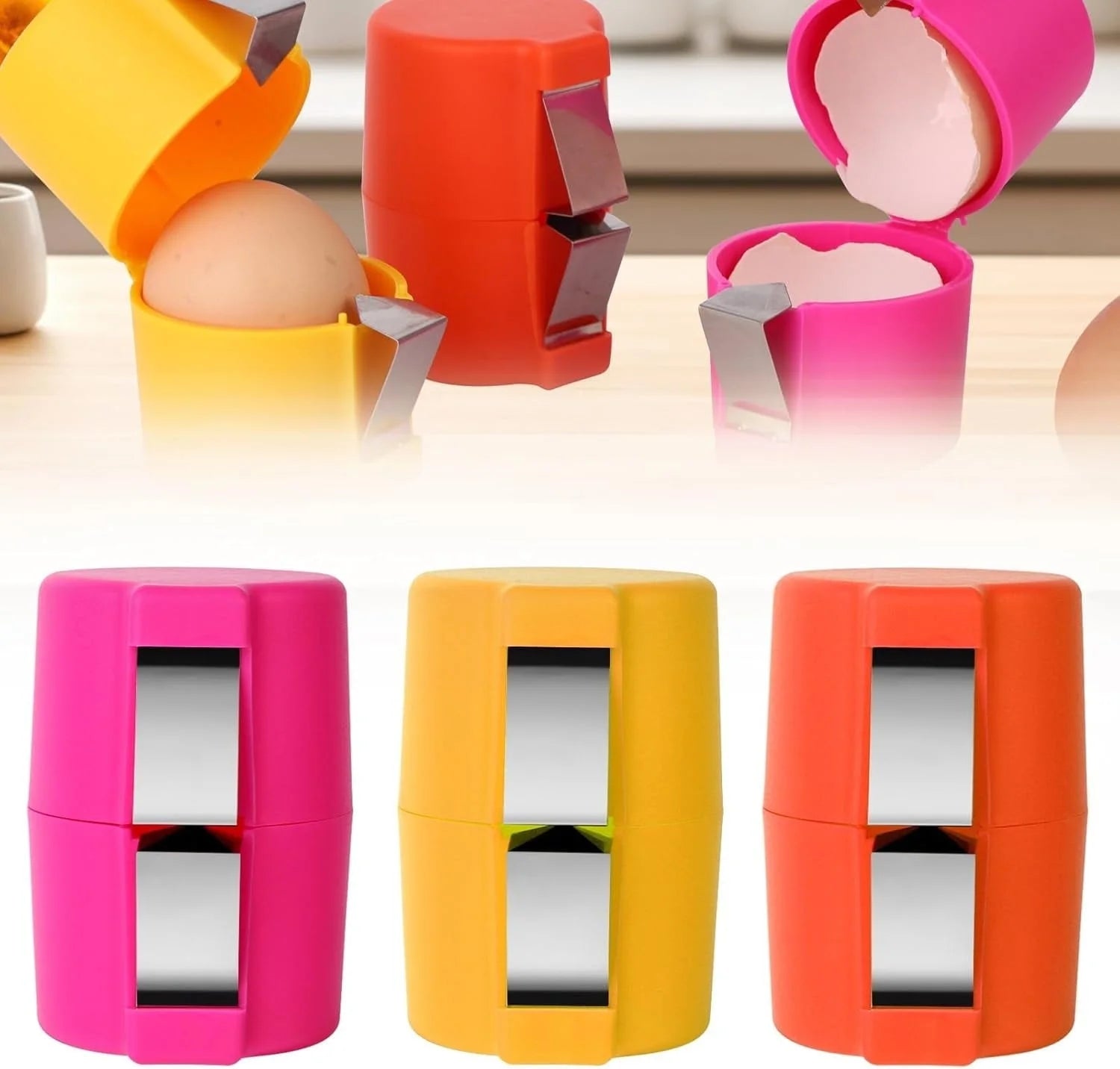 Efficient Egg Opener & Egg Shell Cracker Tool