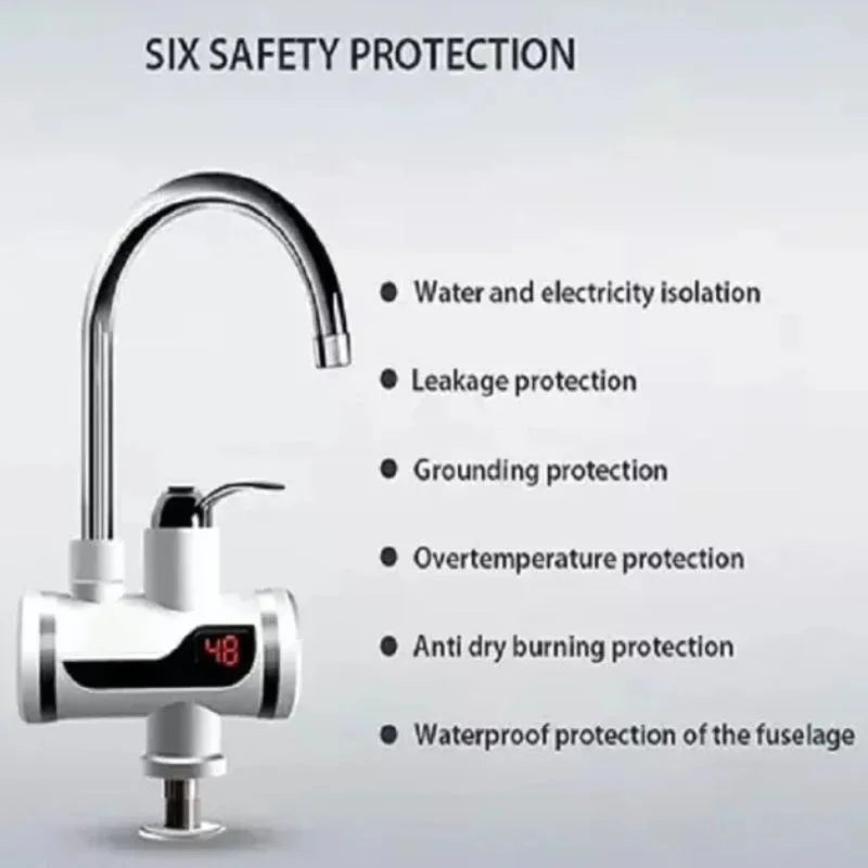 Electric Instant Heating Faucet | Plastic Handle