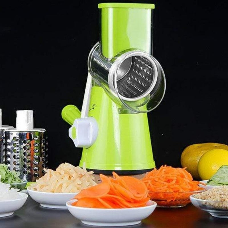 Manual vegetable slicer grater