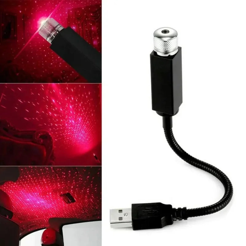 Mini star projector for ambiance