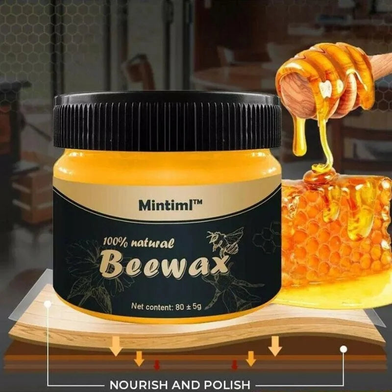 Natural polish for restoring wooden furniture