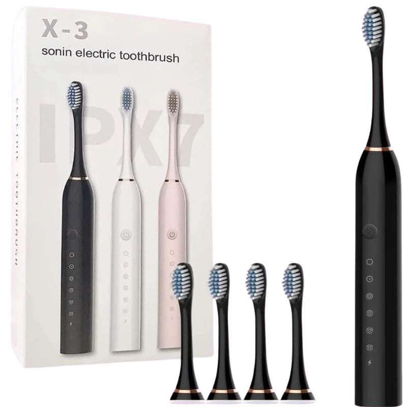 Advanced sonic electric toothbrush for deep cleaning and whitening