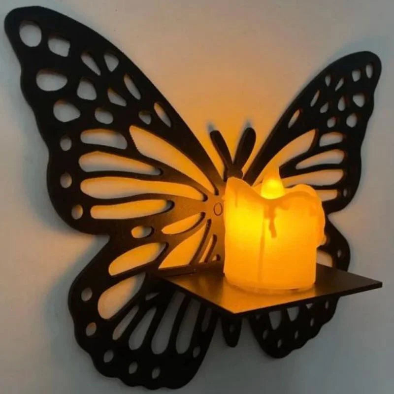 Elegant butterfly wall shelf for stylish home décor