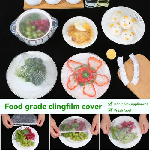 100pc Disposable Cling Film Cover Household