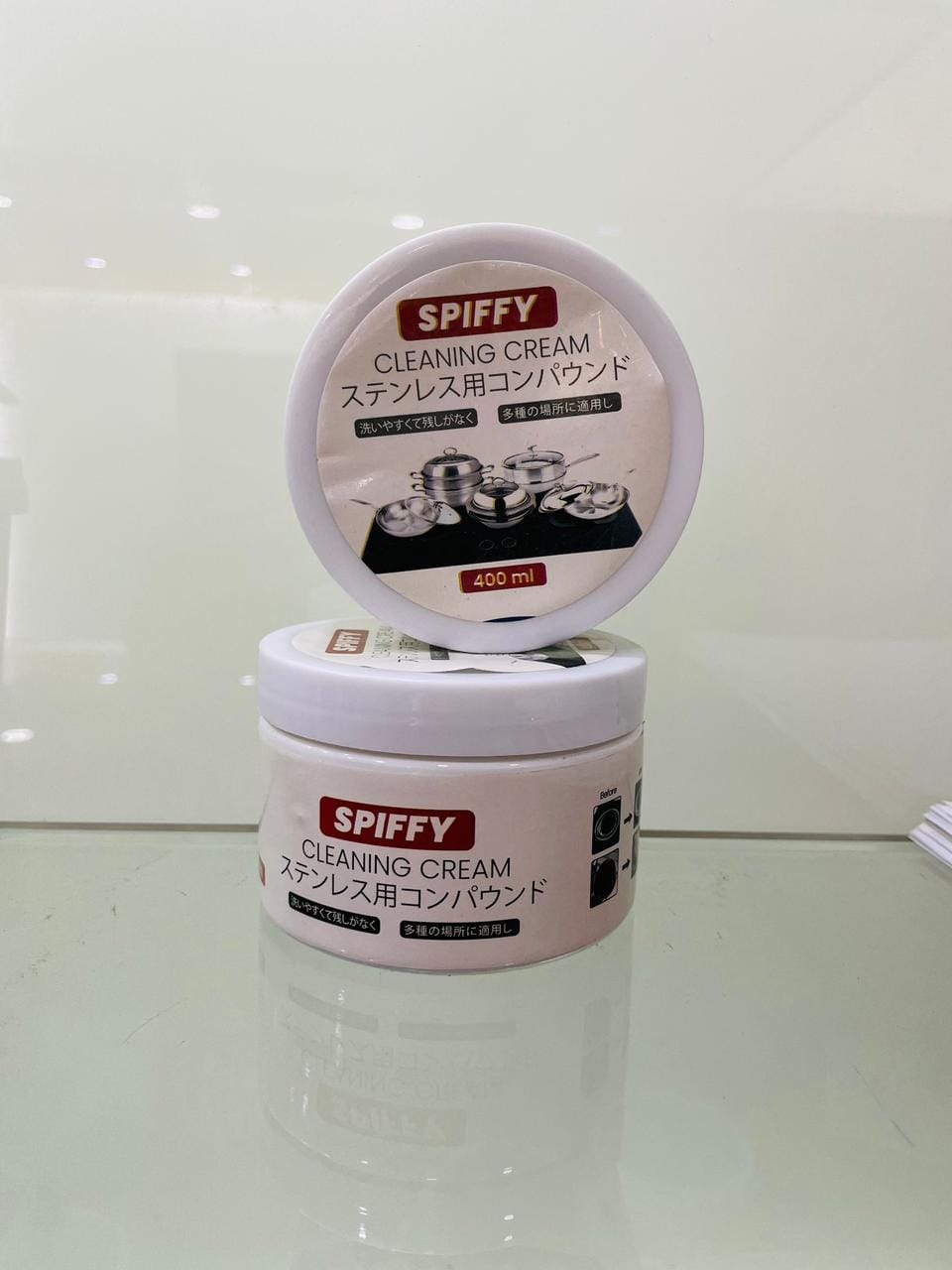 Spiffy Stainless Steel Cookware Cleaning Cream