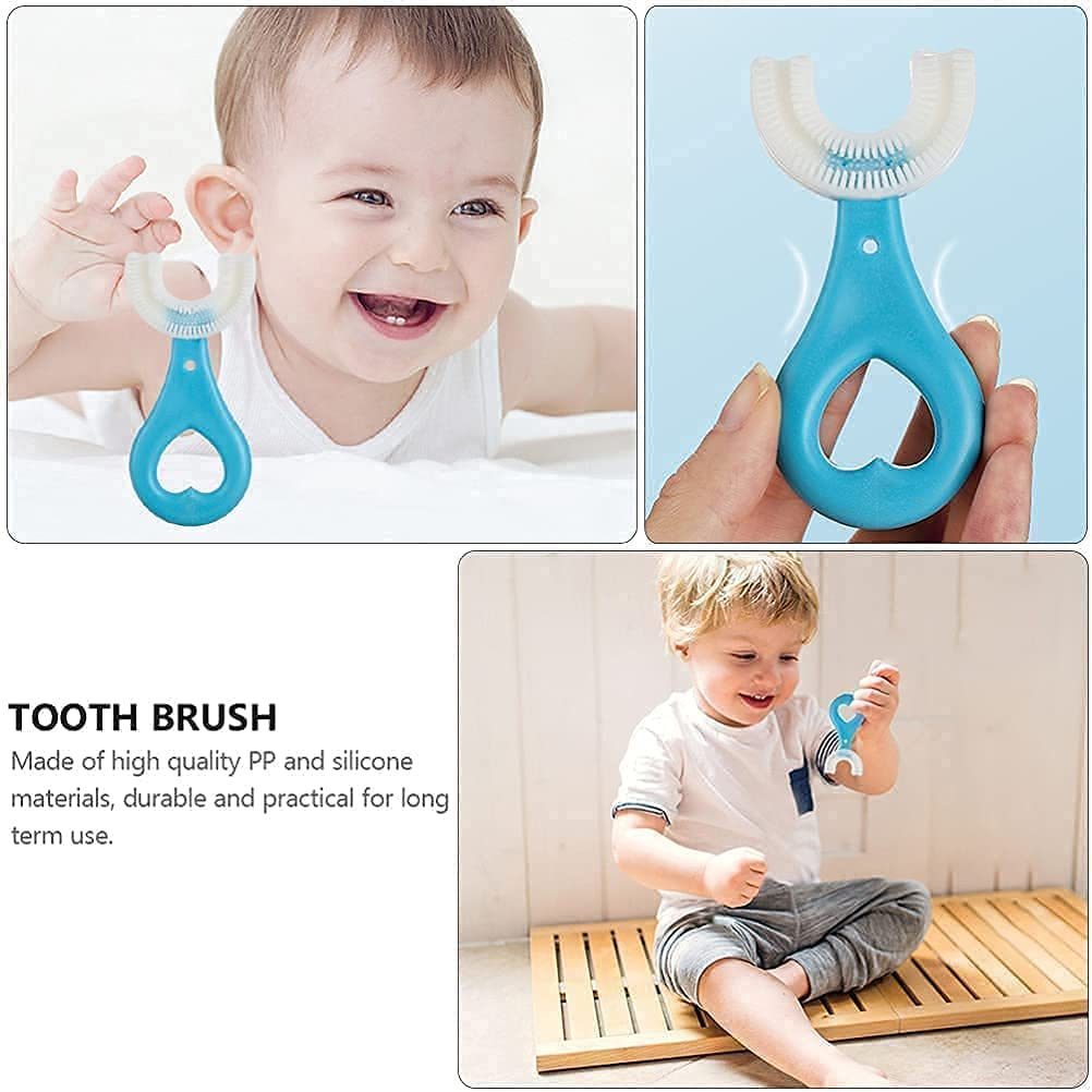 1 PC - 360 Degree U-Shaped Baby Toothbrush